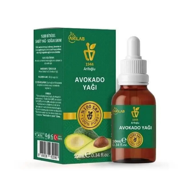 Avocado Oil 10 Ml 100% Pure Oil Arlab
