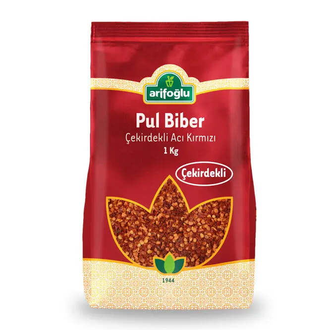 Crushed Hot Red Pepper Flakes with Seed 1000g