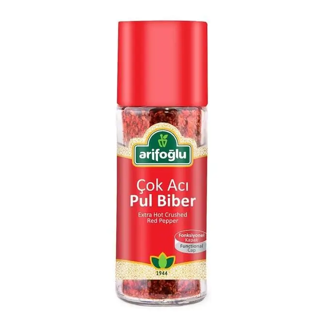 Extra Hot Crushed Red Pepper 50g (glass Bottle) - 1
