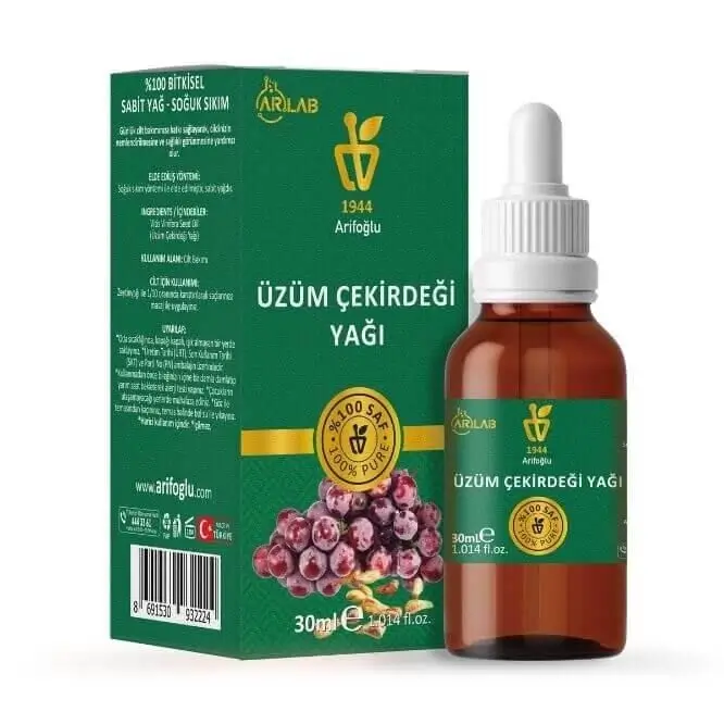 Grape Seed Oil 30 Ml 100% Pure (arlab) - 1