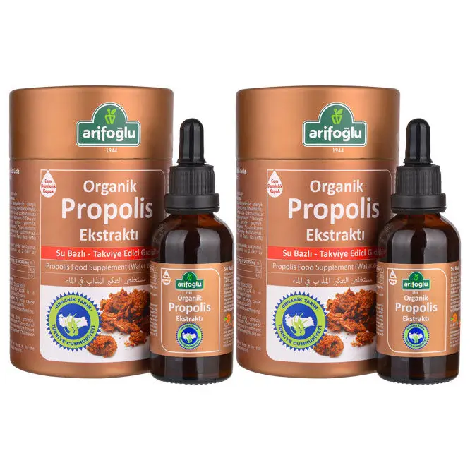 Organic Propolis Extract (Water Based) 50ml (2 Pieces)
