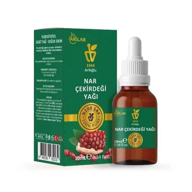 Pomegranate Seed Oil 10 Ml 100% Pure Oil Arlab - 1