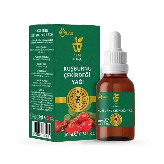 Rosehip Seed Oil 10 Ml 100% Pure Oil (arlab)