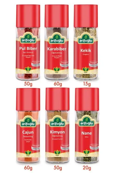 Spice Set 6 Pcs