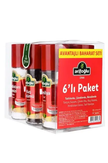 Spice Set Glass 6 Pcs (for Desserts, Pastries) - 3